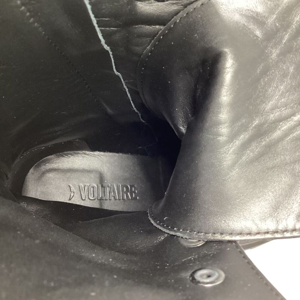 Zadig & Voltaire Ride High-Top Boots in Black Leather - Picture 10 of 11